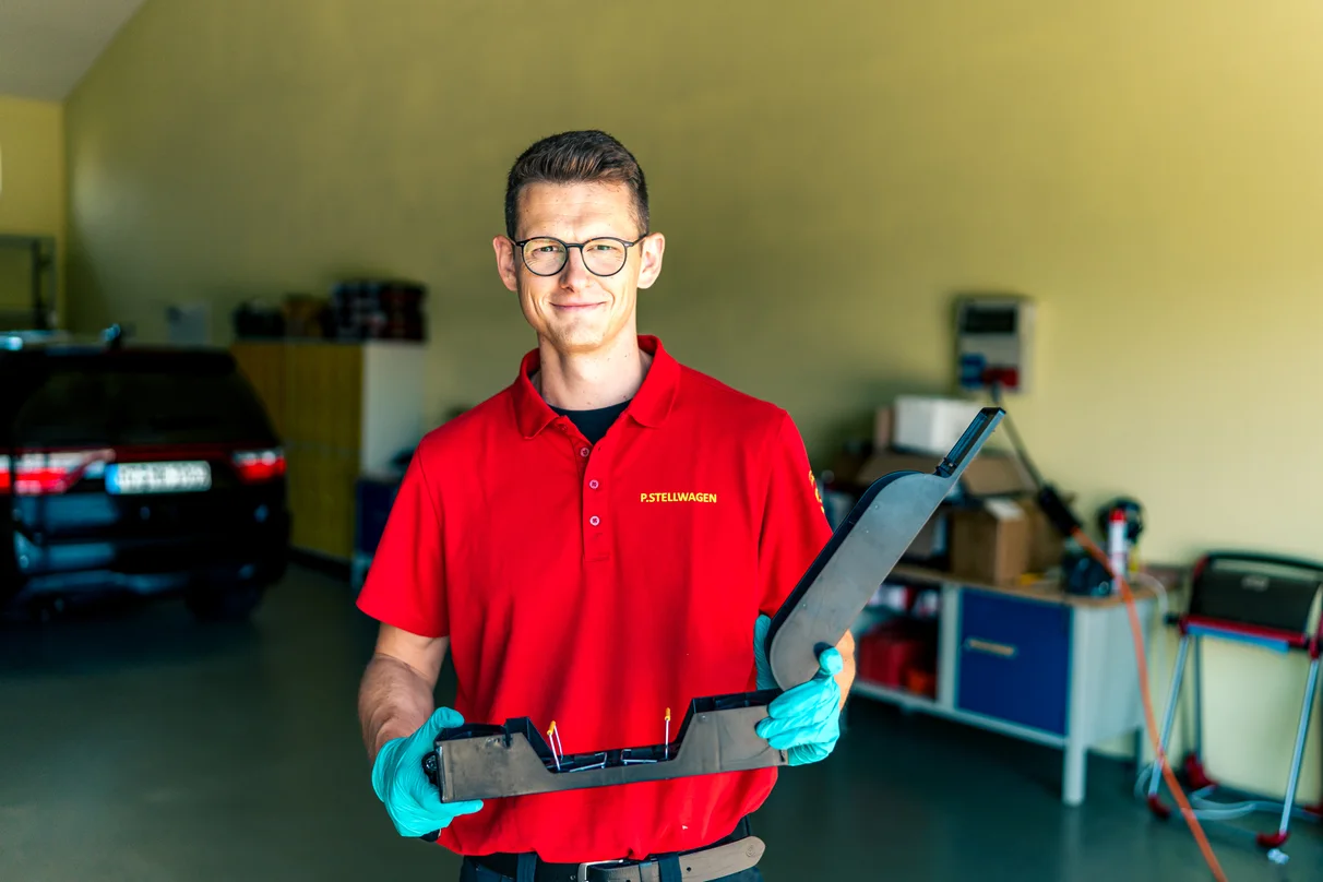 Mitarbeiter der Matuszak Hygiene bei einer Kontrolle vor Ort