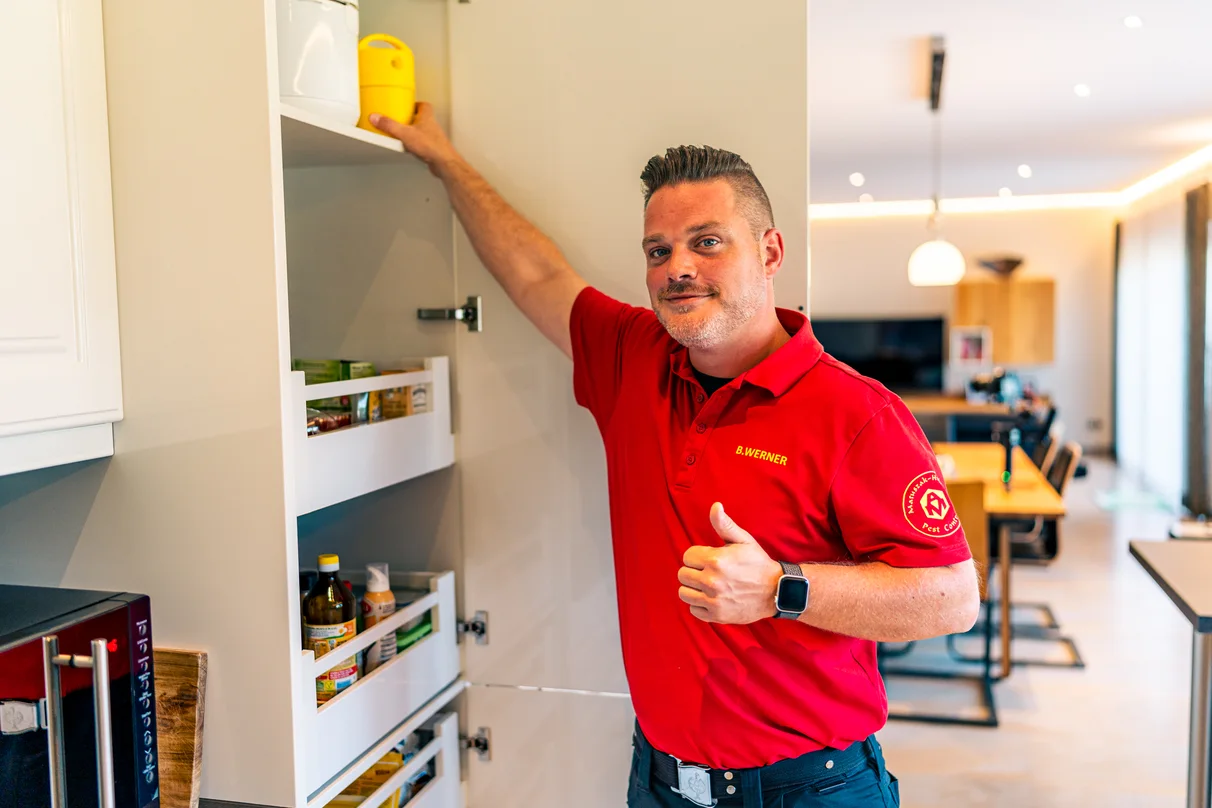 Mitarbeiter der Matuszak Hygiene bei einer Kontrolle vor Ort