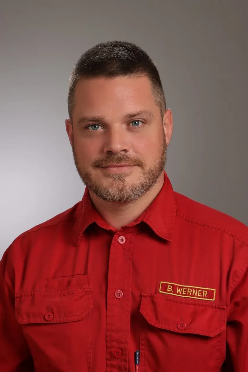 Bastian Werner, Techniker bei Matuszak Hygiene