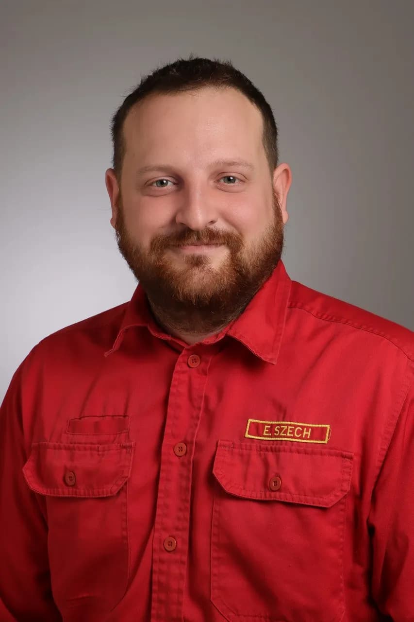 Erik Szech, Techniker bei Matuszak Hygiene